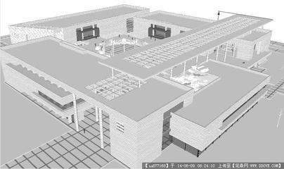 藝術(shù)展覽中心SU精細(xì)設(shè)計模型構(gòu)建解析
